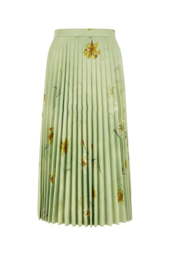  발렌시아가 롱 스커트 768950TPS18 3001 GREEN