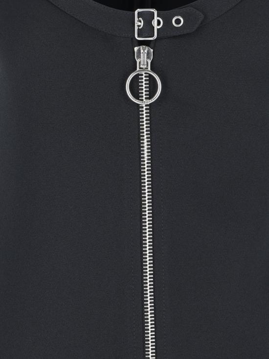  쿠레쥬 숏 원피스 124CRO370PL00079999 BLACK - COURREGES