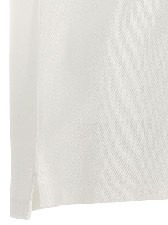 25FW 버버리 코튼 로고 폴로 셔츠  8084012WHITE White - BURBERRY