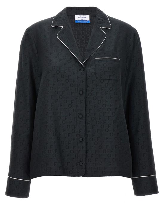  오프화이트 블라우스 OWGE016C99FAB00110001000 Black