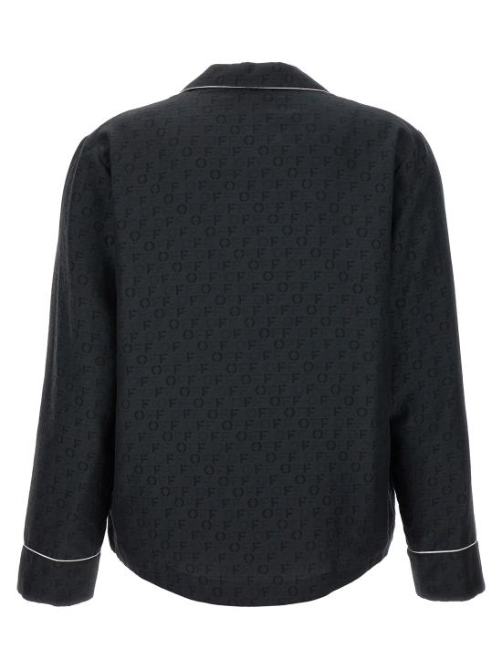  오프화이트 블라우스 OWGE016C99FAB00110001000 Black - OFF WHITE