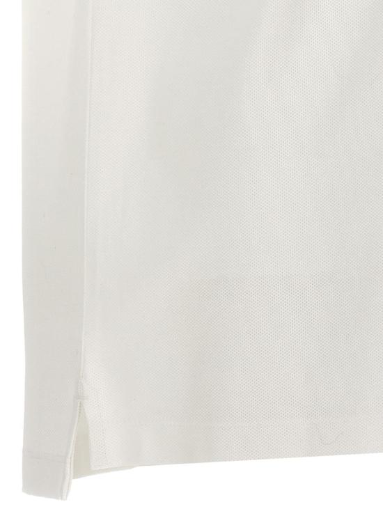  버버리 코튼 로고 폴로 셔츠  8084012WHITE WHITE - BURBERRY