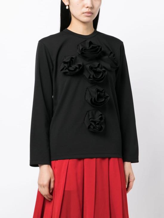  꼼데가르송 긴팔 티셔츠 RLT010 BLACK - COMME DES GARCONS