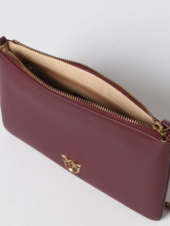 26FW 핑코 토트백 100455A0F1 WW5Q Burgundy - PINKO