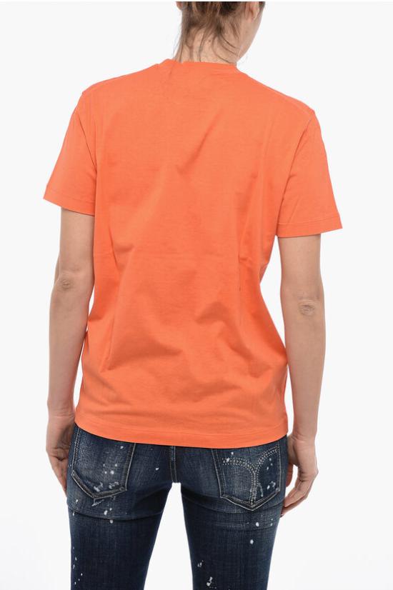  디스퀘어드2 반팔 티셔츠 S75GD0236 S22427 184 Orange - DSQUARED2