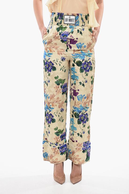  오프화이트 스트레이트 팬츠 OWCA178S23FAB0031784 Yellow