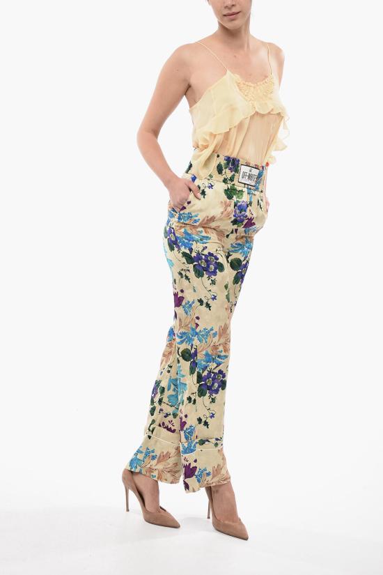  오프화이트 스트레이트 팬츠 OWCA178S23FAB0031784 Yellow - OFF WHITE