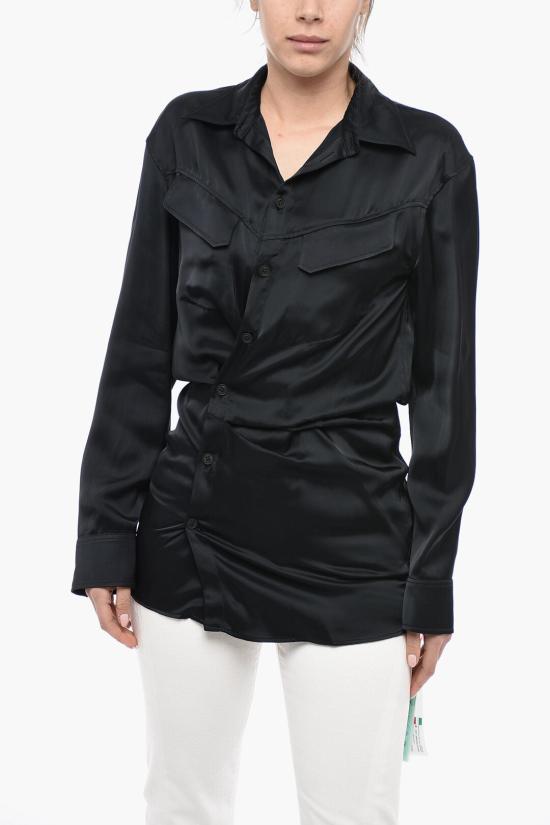  오프화이트 블라우스 OWDG001S23FAB0011000 Black