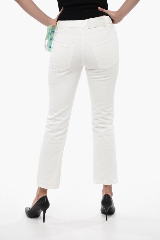  오프화이트 데님 팬츠 OWYA054S23DEN0020100 White - OFF WHITE