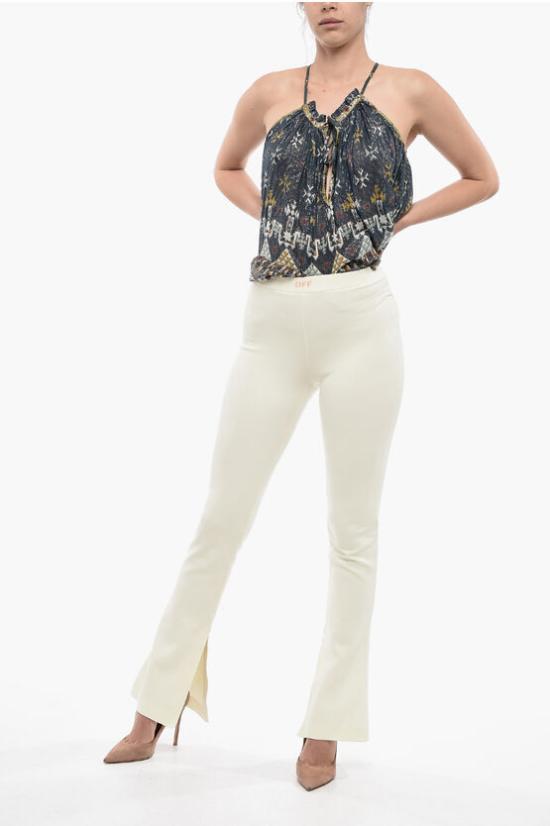  오프화이트 스트레이트 팬츠 OWCD023S23JER0010400 Beige - OFF WHITE