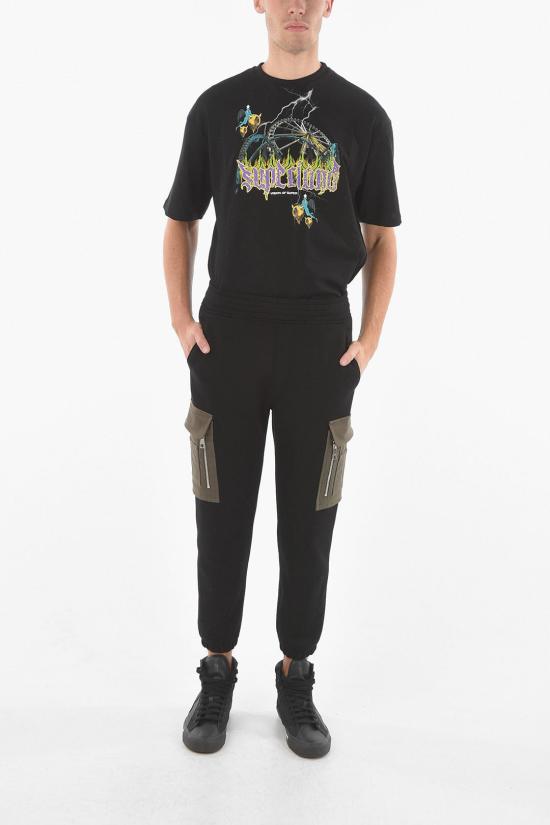  닐바렛 트레이닝/조거 팬츠 BJP007 R502C 1047 Black - NEIL BARRETT