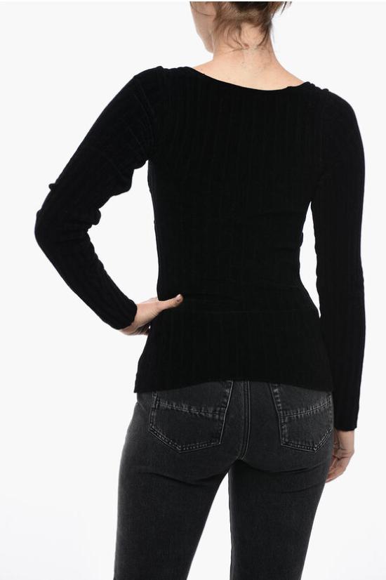  엠에스지엠 긴팔 티셔츠 3342MDM211227990 99 Black - MSGM