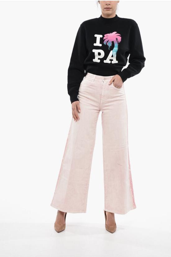  스텔라 맥카트니 팔라초 팬츠 604376 SOH608061 Pink - STELLA MCCARTNEY