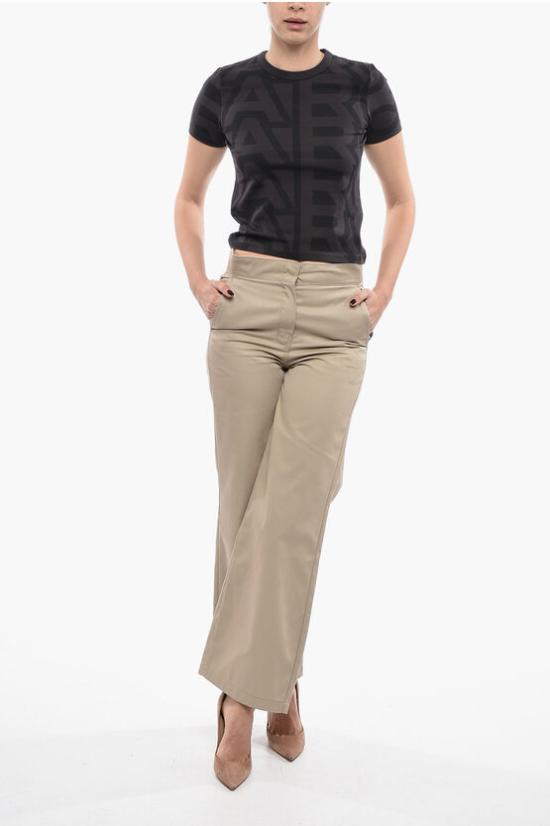  팜앤젤스 스트레이트 스트레이트 팬츠 PWCA105S23FAB001 6101 Beige - PALM ANGELS