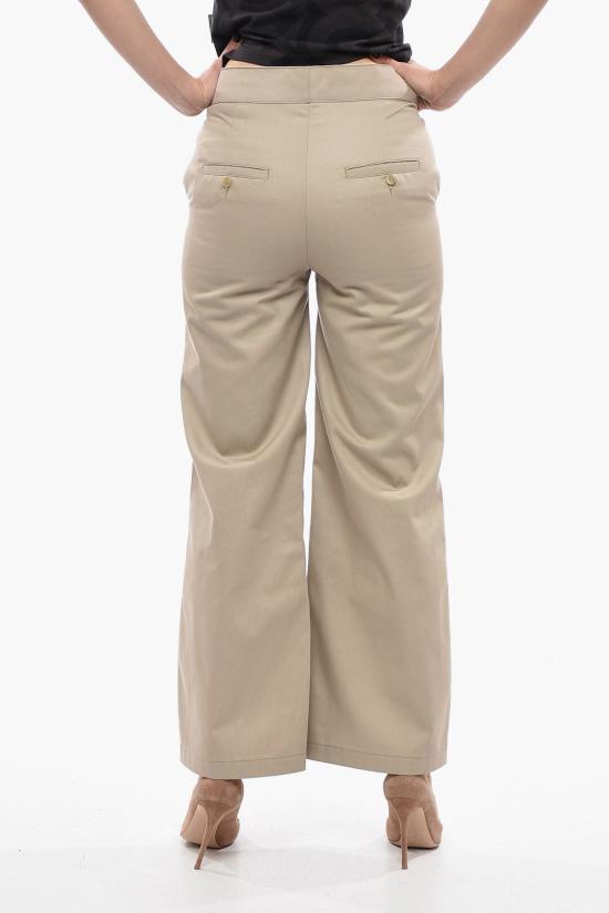  팜앤젤스 스트레이트 스트레이트 팬츠 PWCA105S23FAB001 6101 Beige - PALM ANGELS