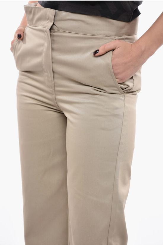  팜앤젤스 스트레이트 스트레이트 팬츠 PWCA105S23FAB001 6101 Beige - PALM ANGELS