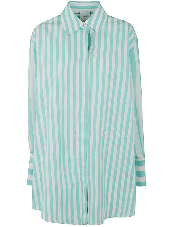  파투 셔츠 DR08601685060 5060 MIX GREEN LARGE STRIPES