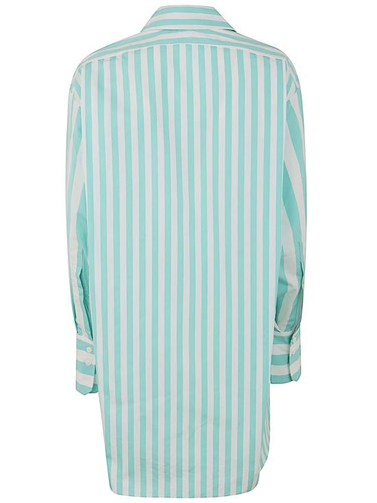  파투 셔츠 DR08601685060 5060 MIX GREEN LARGE STRIPES - PATOU