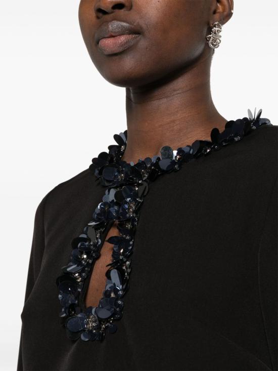  파로쉬 미디 원피스 D721910PUPPY 013 NERO - PAROSH