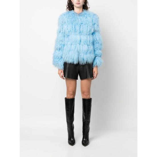  댄 카사브 코트 DCASPMF MFUR PASTE BLUE - DAN CASSAB