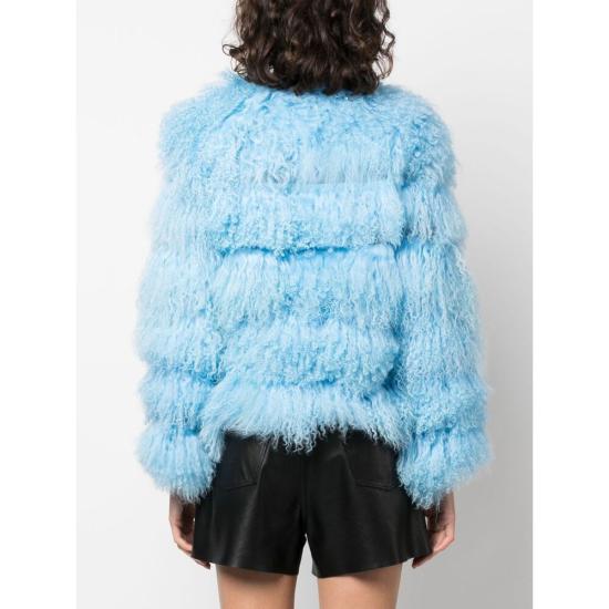  댄 카사브 코트 DCASPMF MFUR PASTE BLUE - DAN CASSAB