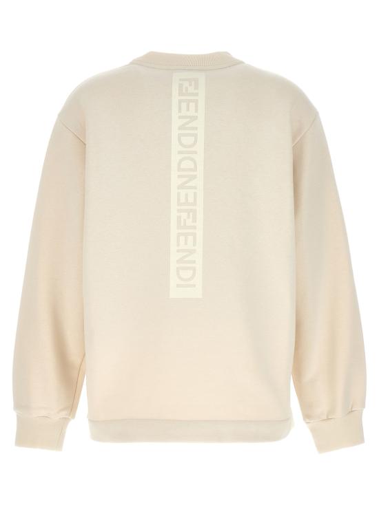  펜디 / 여성 로고 패치 티셔츠 FAF343AK9SF1M2A White BPG - FENDI