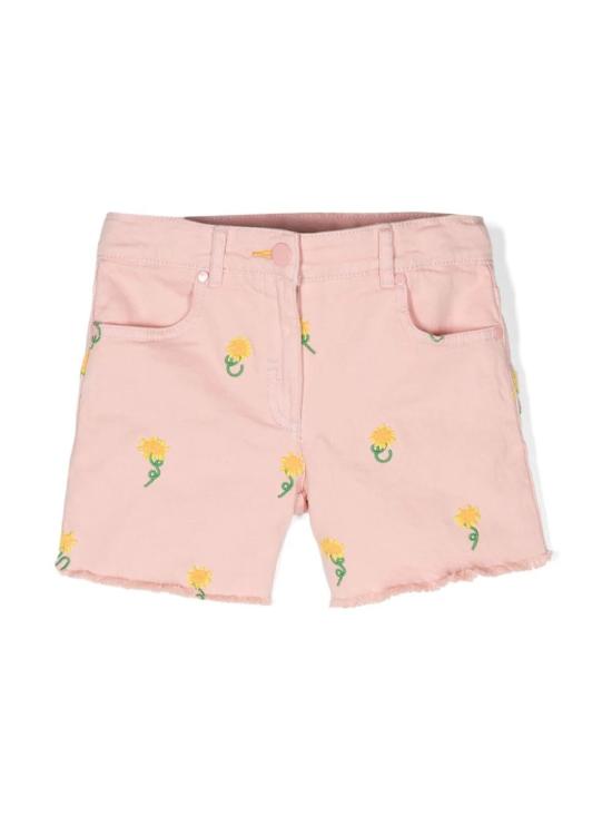 [키즈] 스텔라 맥카트니 쇼츠/버뮤다 TU6D89 Z1641 505EM PINK EMBROIDERY