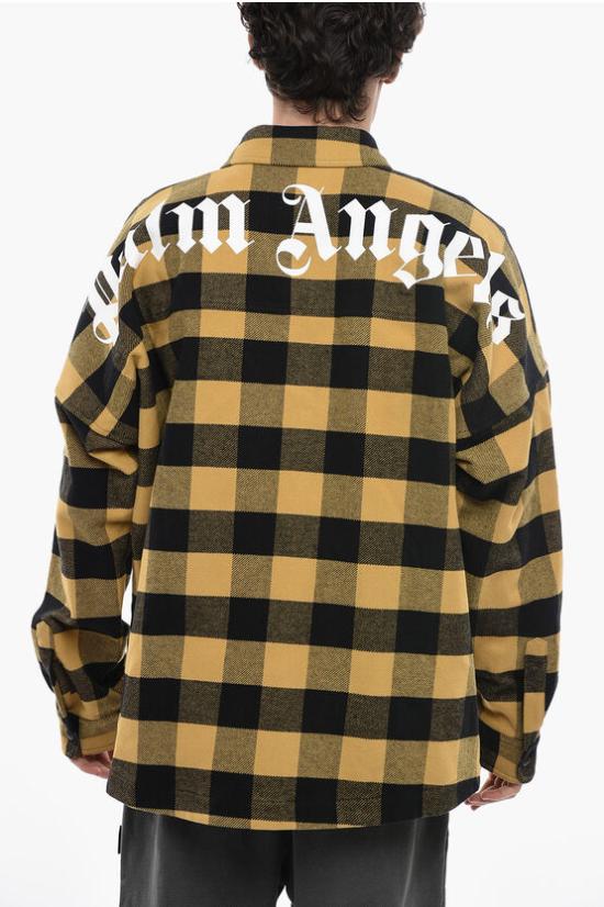  팜앤젤스 자켓 PMES002C99FAB0017601 Giallo Nero - PALM ANGELS