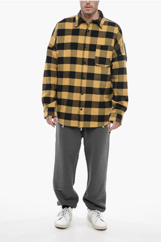  팜앤젤스 자켓 PMES002C99FAB0017601 Giallo Nero - PALM ANGELS