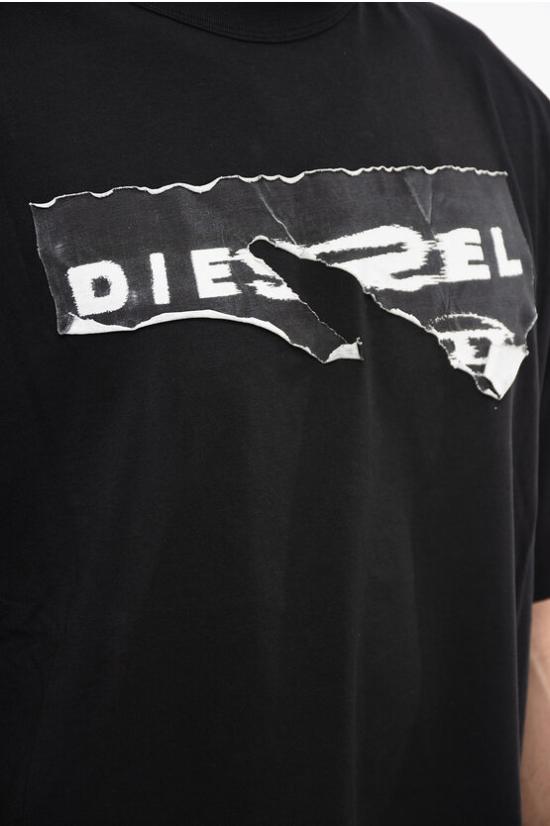  디젤 반팔 티셔츠 A08526 0JYYF 9XX Black - DIESEL