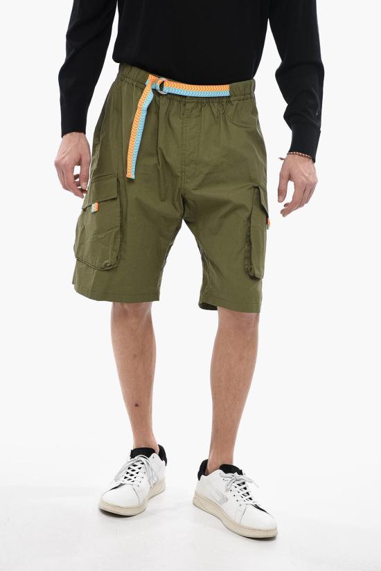  마르셀로 불론 숏팬츠 CMCS001S23FAB0015610 Green