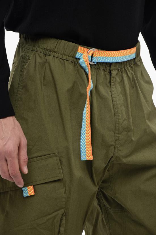  마르셀로 불론 숏팬츠 CMCS001S23FAB0015610 Green - MARCELO BURLON