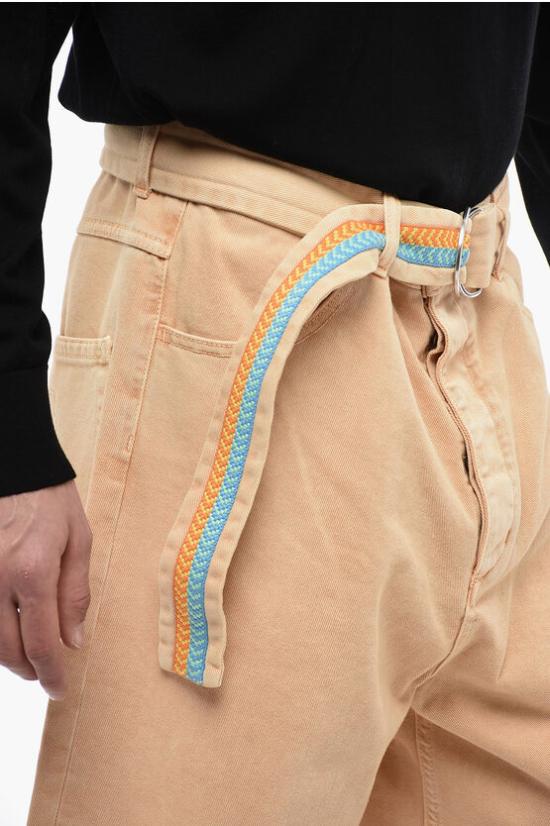  마르셀로 불론 숏팬츠 CMCB082S23FAB001 6260 Orange - MARCELO BURLON