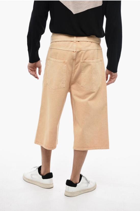  마르셀로 불론 숏팬츠 CMCB082S23FAB001 6260 Orange - MARCELO BURLON