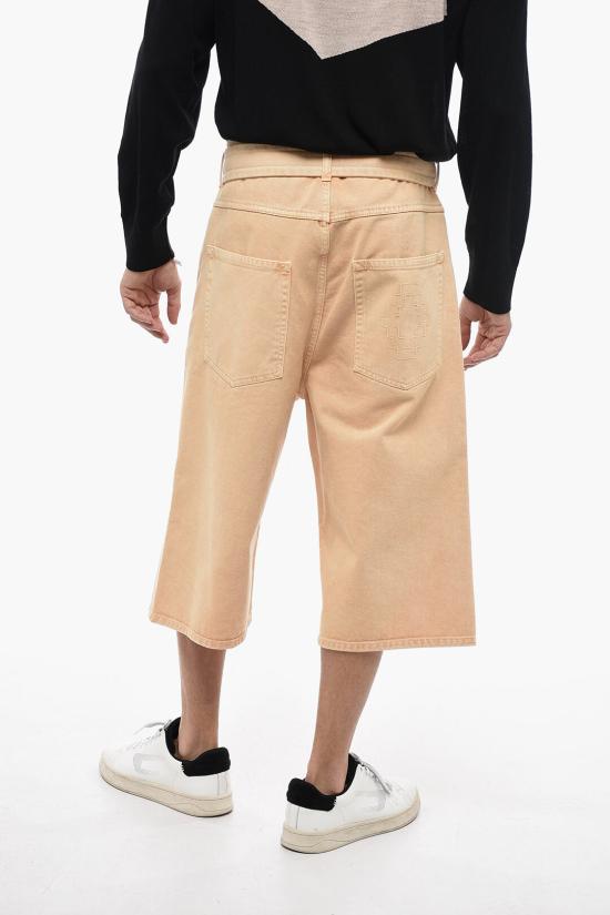  마르셀로 불론 숏팬츠 CMCB082S23FAB001 6260 Orange - MARCELO BURLON