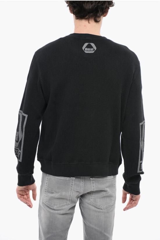  디젤 긴팔 티셔츠 A08705 0BKAA 900 Gray - DIESEL