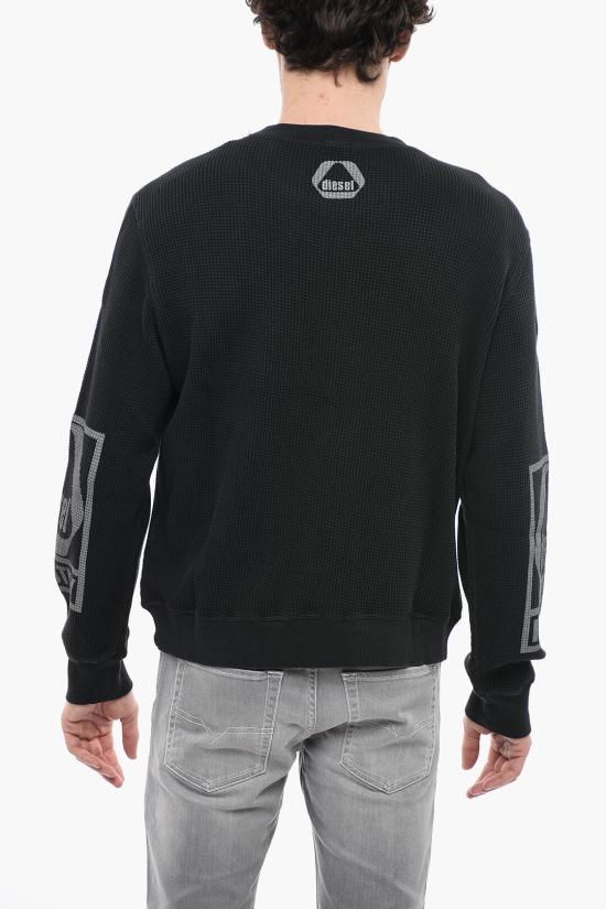  디젤 긴팔 티셔츠 A08705 0BKAA 900 Gray - DIESEL