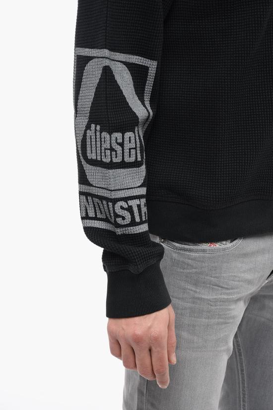  디젤 긴팔 티셔츠 A08705 0BKAA 900 Gray - DIESEL