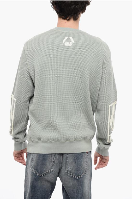  디젤 긴팔 티셔츠 A08705 0BKAA 9BL Green - DIESEL