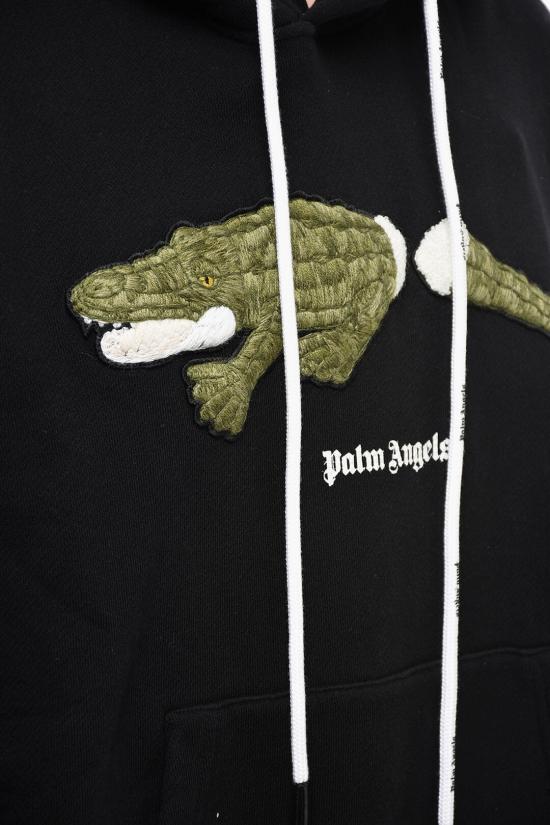  팜앤젤스 후드 티셔츠 PMBB058C99FLE0021055 Black - PALM ANGELS