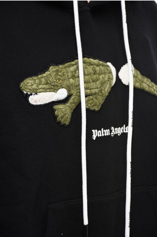  팜앤젤스 후드 티셔츠 PMBB058C99FLE0021055 Black - PALM ANGELS