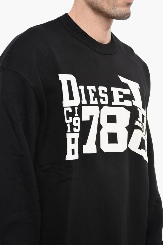 디젤 긴팔 티셔츠 A08669 0BAWT 9XX Black - DIESEL