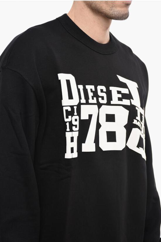  디젤 긴팔 티셔츠 A08669 0BAWT 9XX Black - DIESEL