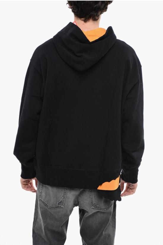  디젤 후드 티셔츠 A08565 0DFAF 900A Black - DIESEL