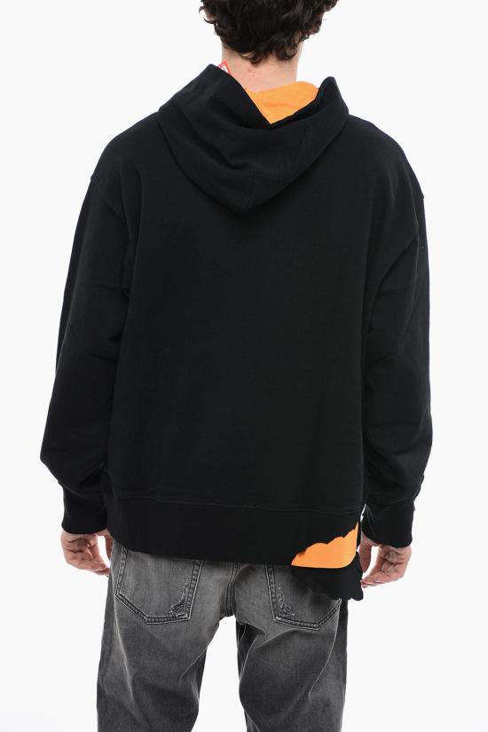  디젤 후드 티셔츠 A08565 0DFAF 900A Black - DIESEL
