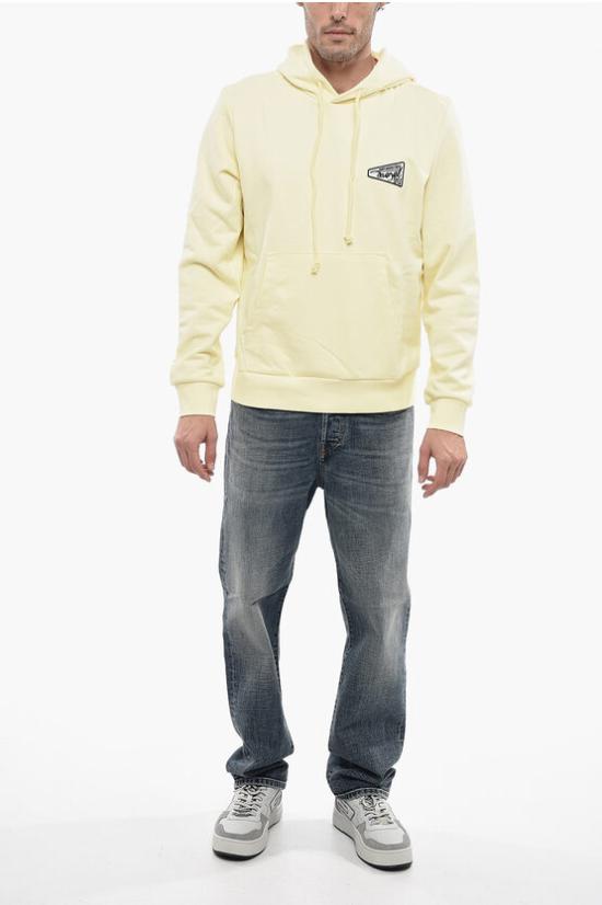  디젤 후드 티셔츠 A08693 0HAYT 21G Yellow - DIESEL