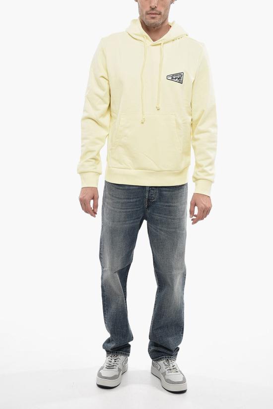  디젤 후드 티셔츠 A08693 0HAYT 21G Yellow - DIESEL