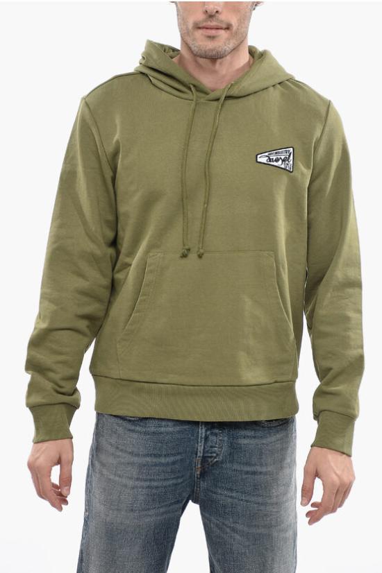  디젤 후드 티셔츠 A08693 0HAYT 5BK Green