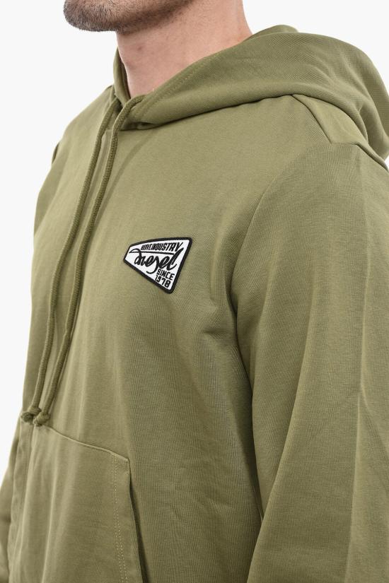  디젤 후드 티셔츠 A08693 0HAYT 5BK Green - DIESEL