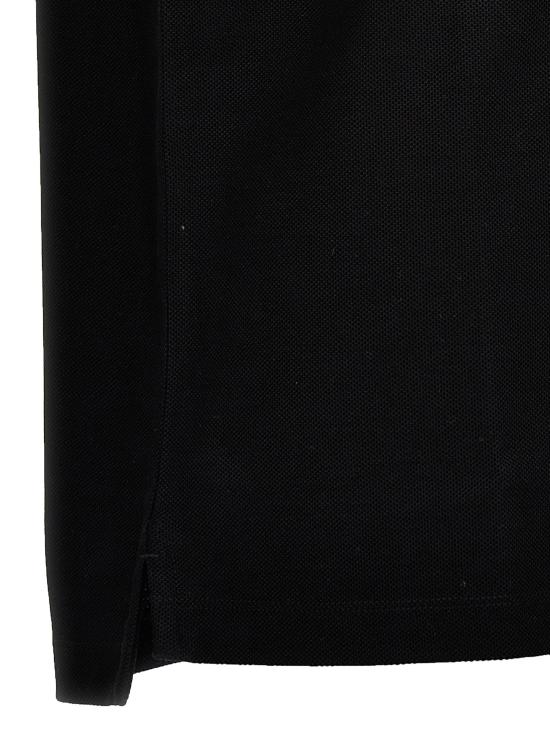 25FW 버버리 코튼 로고 폴로 셔츠  8084010BLACK Black - BURBERRY